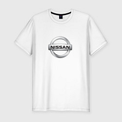 Футболка slim-fit Nissan logo, цвет: белый