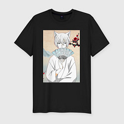 Мужская slim-футболка Очень приятно Бог Томоэ