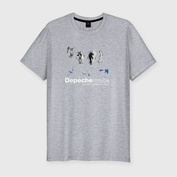 Футболка slim-fit Depeche Mode - Silence mode, цвет: меланж