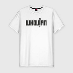 Футболка slim-fit Whovian movie, цвет: белый