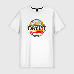 Футболка slim-fit Мой Египет, цвет: белый