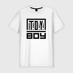 Футболка slim-fit TOY - Official merch, цвет: белый