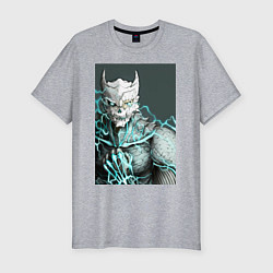 Футболка slim-fit Кайдзю номер восемь, цвет: меланж