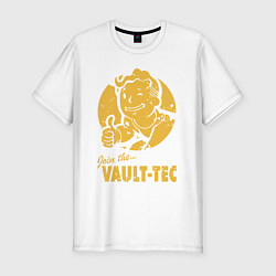 Мужская slim-футболка Vault boy like print