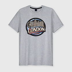 Мужская slim-футболка City London