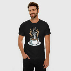 Футболка slim-fit Skeletor coffee, цвет: черный — фото 2