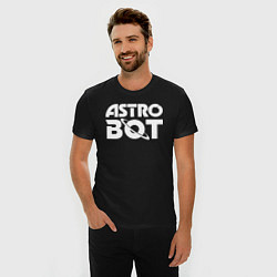 Футболка slim-fit Astro bot logo, цвет: черный — фото 2