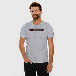 Футболка slim-fit Stormgate logo, цвет: меланж — фото 2