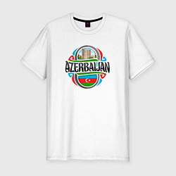 Мужская slim-футболка Azerbaijan