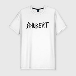 Мужская slim-футболка Шуберт чёрный