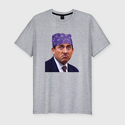 Футболка slim-fit Prison mike Michael Scott офис, цвет: меланж