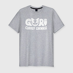 Мужская slim-футболка Goro cuddly carnage logotype