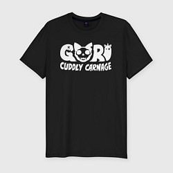 Футболка slim-fit Goro cuddly carnage logotype, цвет: черный