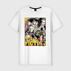 Футболка slim-fit Pulp fiction - all stars, цвет: белый