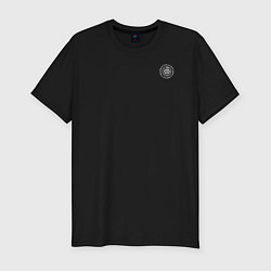 Футболка slim-fit Николай II - За веру царя и святую триединую Русь, цвет: черный