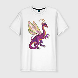Футболка slim-fit HOMM3 Faerie Dragon, цвет: белый