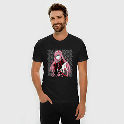 Футболка slim-fit Darling in the FranXX Милый из Франкса, цвет: черный — фото 2