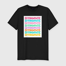 Мужская slim-футболка BTS Dynamite