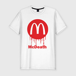 Мужская slim-футболка Mcdeath