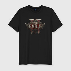 Футболка slim-fit Path of exile 2 logo, цвет: черный