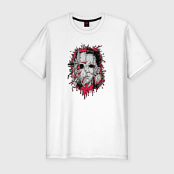 Футболка slim-fit Кровавая четверка, цвет: белый