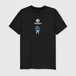 Футболка slim-fit Astro bot dance one, цвет: черный