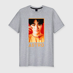 Мужская slim-футболка Astro Мун Бин
