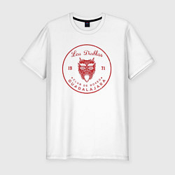 Мужская slim-футболка Клуб бокса Los Diablos