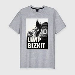 Футболка slim-fit Limp Bizkit all, цвет: меланж