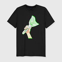 Футболка slim-fit Got7 лайтстик, цвет: черный