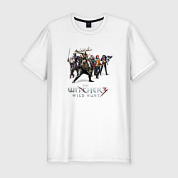 Футболка slim-fit The Witcher 3 team, цвет: белый