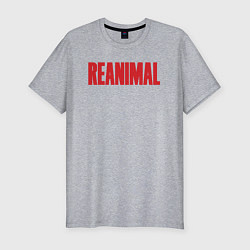 Футболка slim-fit Reanimal logo, цвет: меланж
