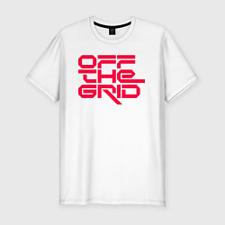 Футболка slim-fit Off the grid logo, цвет: белый