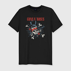 Футболка slim-fit Guns N Roses band, цвет: черный