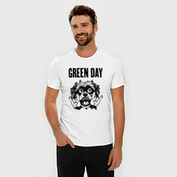 Футболка slim-fit Green Day - rock dog, цвет: белый — фото 2