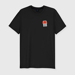 Футболка slim-fit Электронный компонент для радиолюбителей, цвет: черный