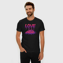 Футболка slim-fit Bloody love, цвет: черный — фото 2