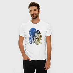 Футболка slim-fit Star Wars - characters, цвет: белый — фото 2