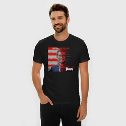 Футболка slim-fit Хоумлендер улыбается The boys, цвет: черный — фото 2