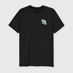 Футболка slim-fit Транзистор для радиолюбителей, цвет: черный