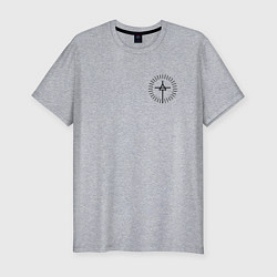 Футболка slim-fit 30 Seconds to Mars: logo, цвет: меланж