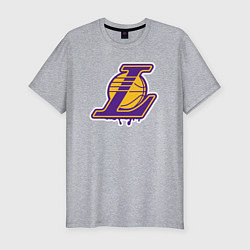 Мужская slim-футболка Lakers team