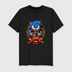 Футболка slim-fit Sonicexe, цвет: черный