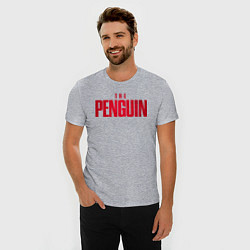 Футболка slim-fit The penguin logo, цвет: меланж — фото 2