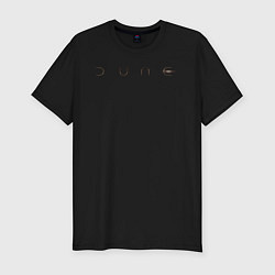 Мужская slim-футболка Dune logo