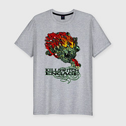 Футболка slim-fit Грифон killswitch engage, цвет: меланж