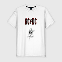 Футболка slim-fit AcDc - roook, цвет: белый