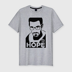 Футболка slim-fit Gordon Freeman - надежда, цвет: меланж