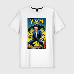 Мужская slim-футболка Venom-Trump fantasy