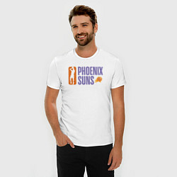 Футболка slim-fit Phoenix Suns play, цвет: белый — фото 2